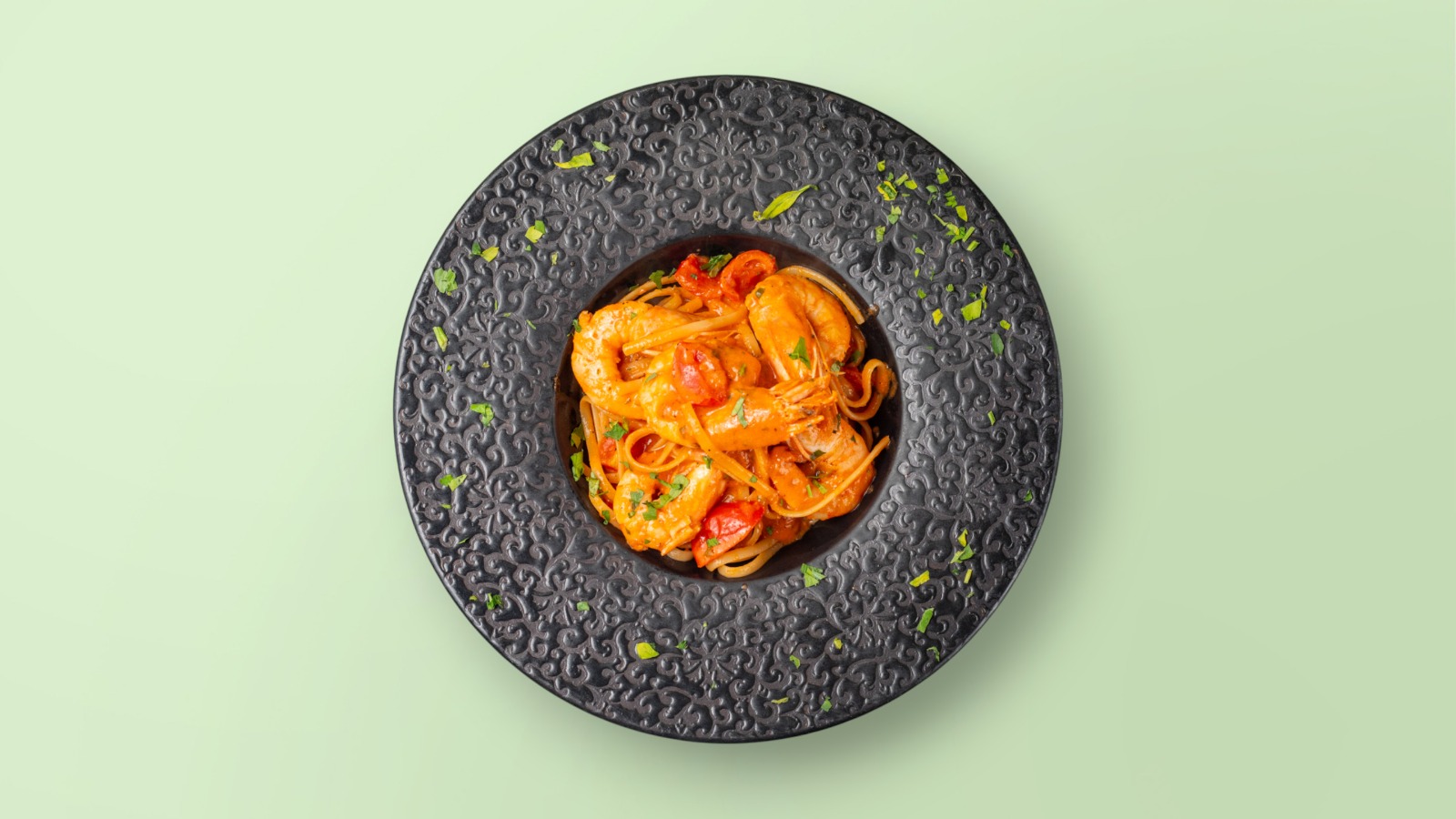 LINGUINE ME KARKALECA / Linguine with Shrimps